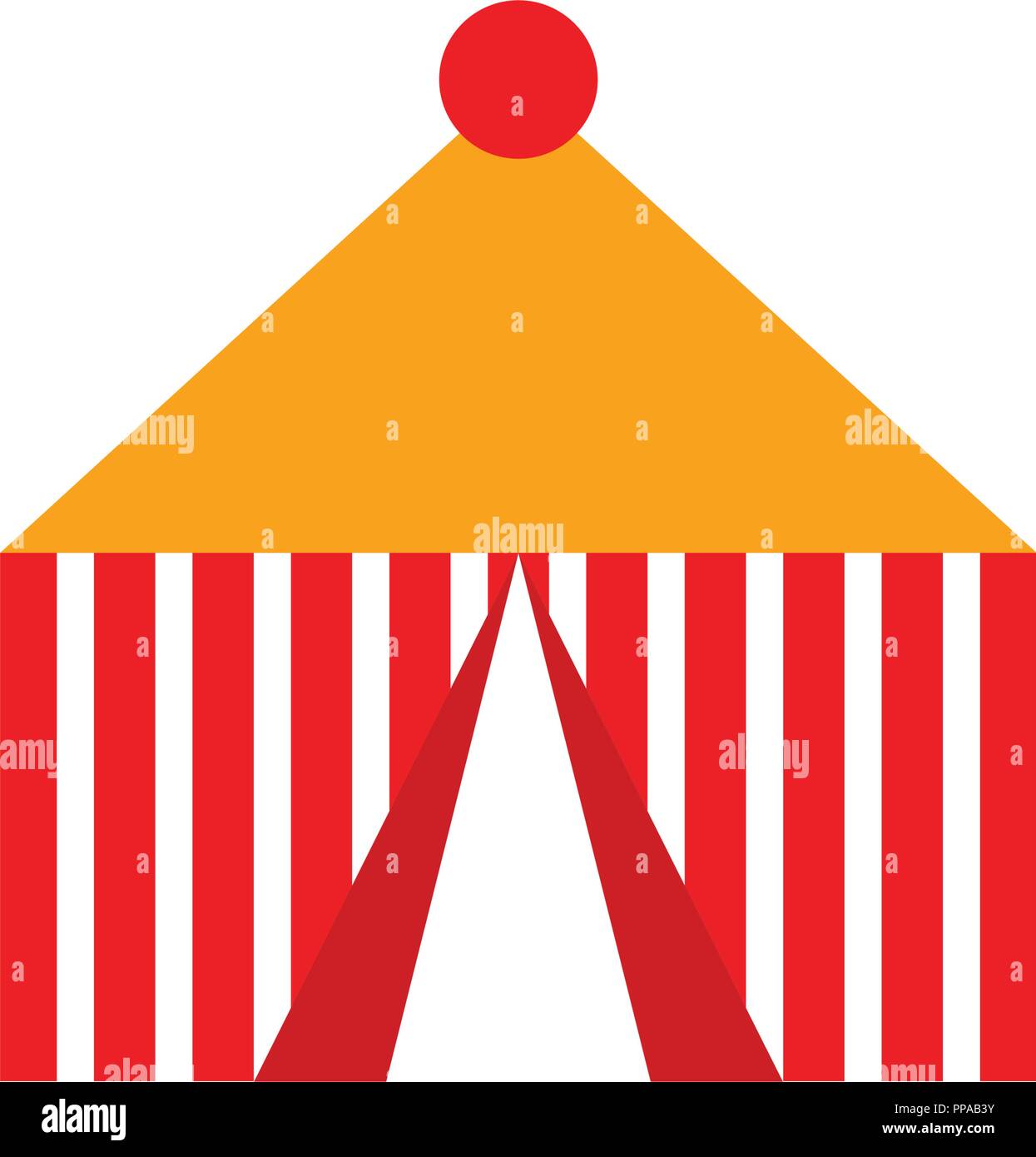 Isolated carnival tent icon Stock Vector Image & Art - Alamy