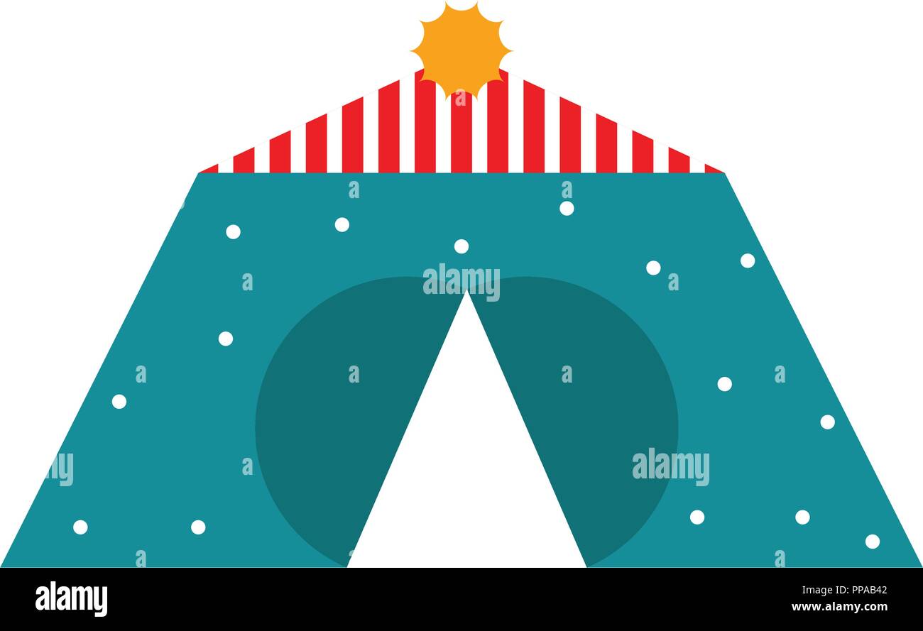 Isolated carnival tent icon Stock Vector Image & Art - Alamy