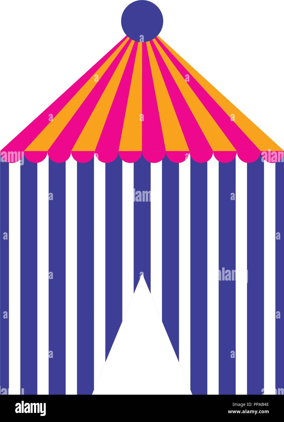 Isolated carnival tent icon Stock Vector Image & Art - Alamy