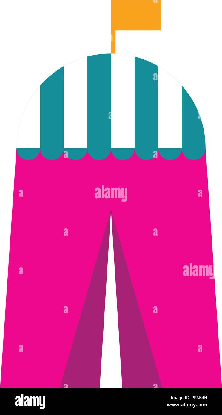 Isolated carnival tent icon Stock Vector Image & Art - Alamy