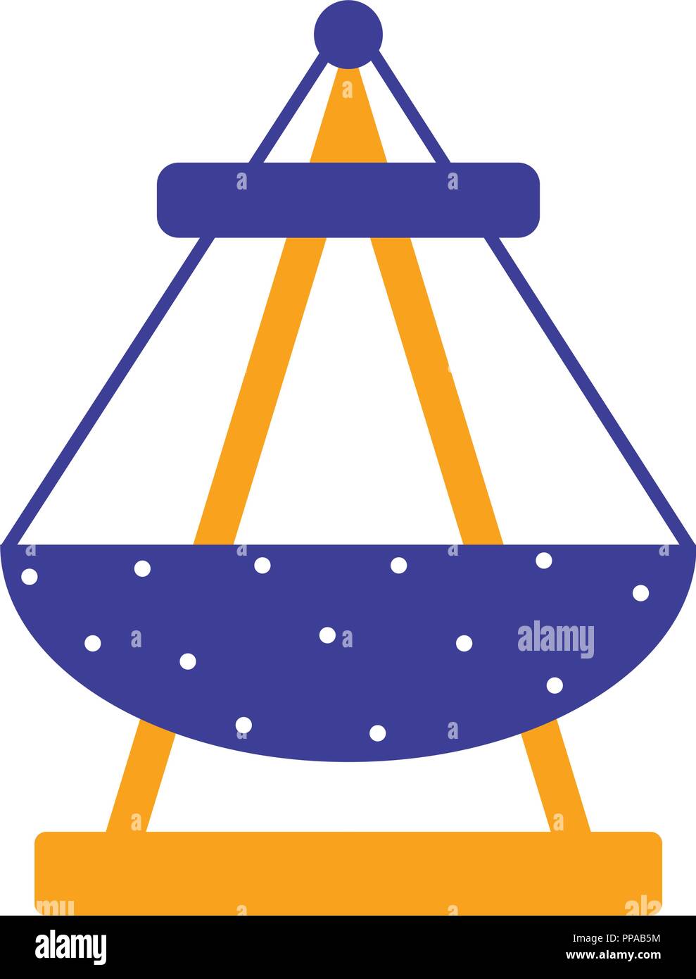 Isolated theme park attraction Stock Vector Image & Art - Alamy