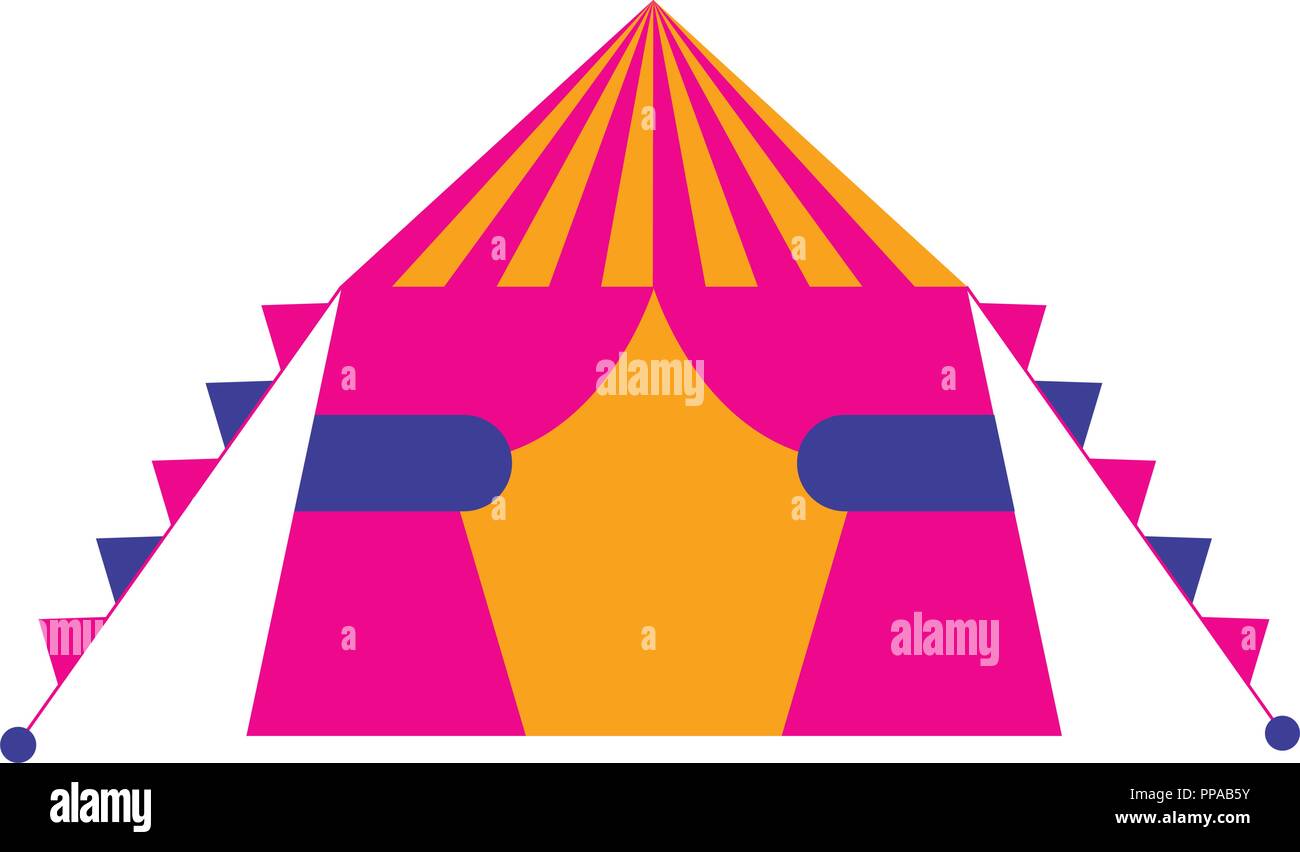 Isolated carnival tent icon Stock Vector Image & Art - Alamy
