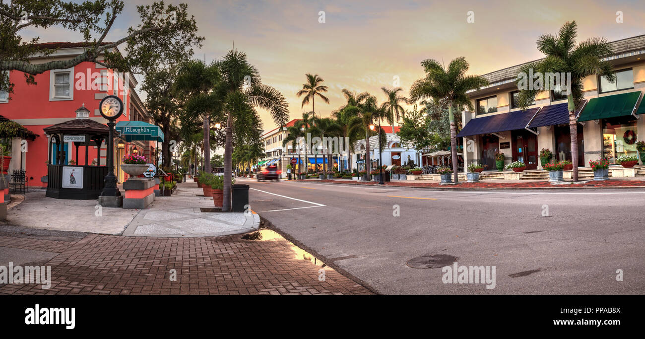 Third street naples florida hi-res stock photography and images - Alamy