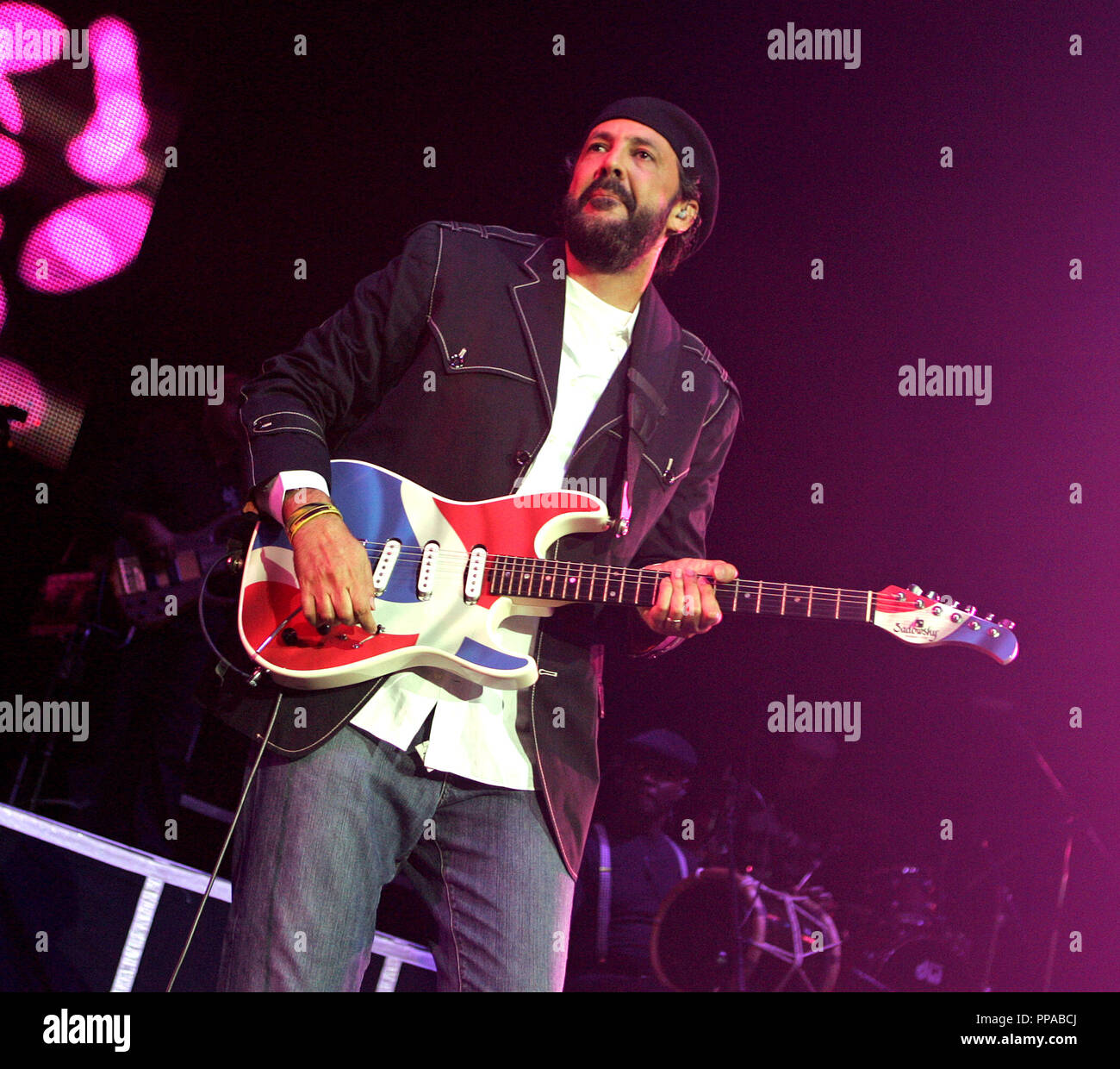 Juan Luis Guerra performs in concert at the Seminole Hard Rock Hotel