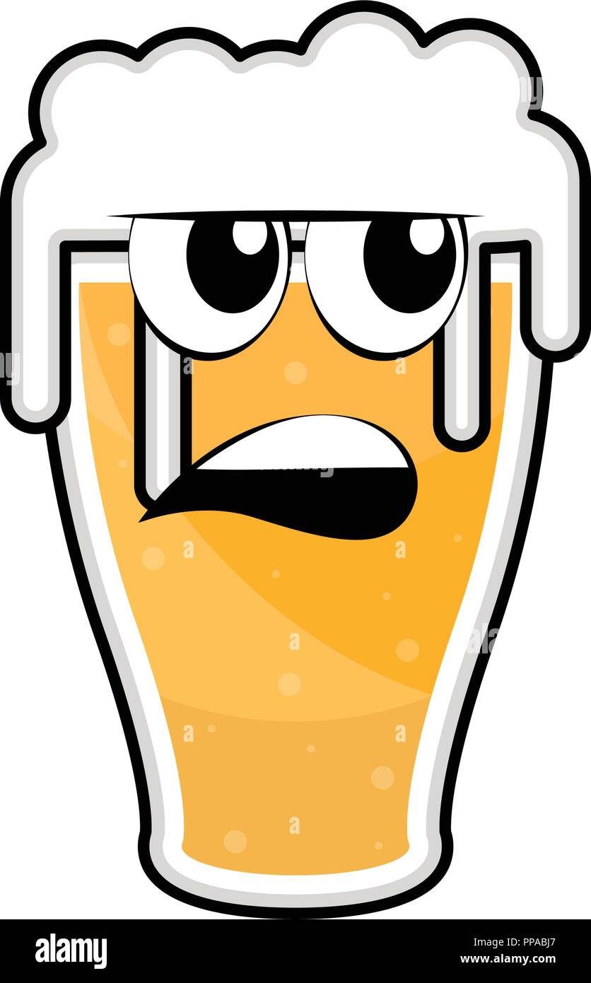 Colored angry beer glass icon Stock Vector Image & Art - Alamy