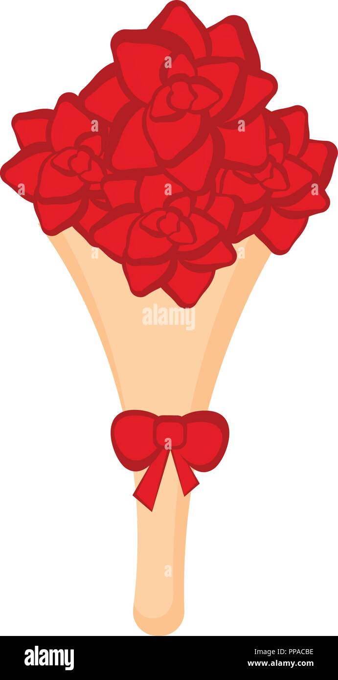 Rose flower bouquet image Stock Vector Images - Alamy