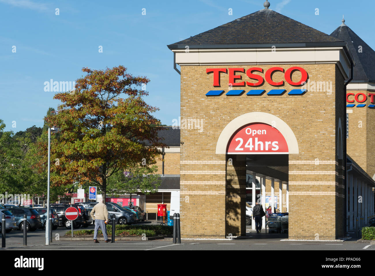 Tesco supermarket, UK Stock Photo