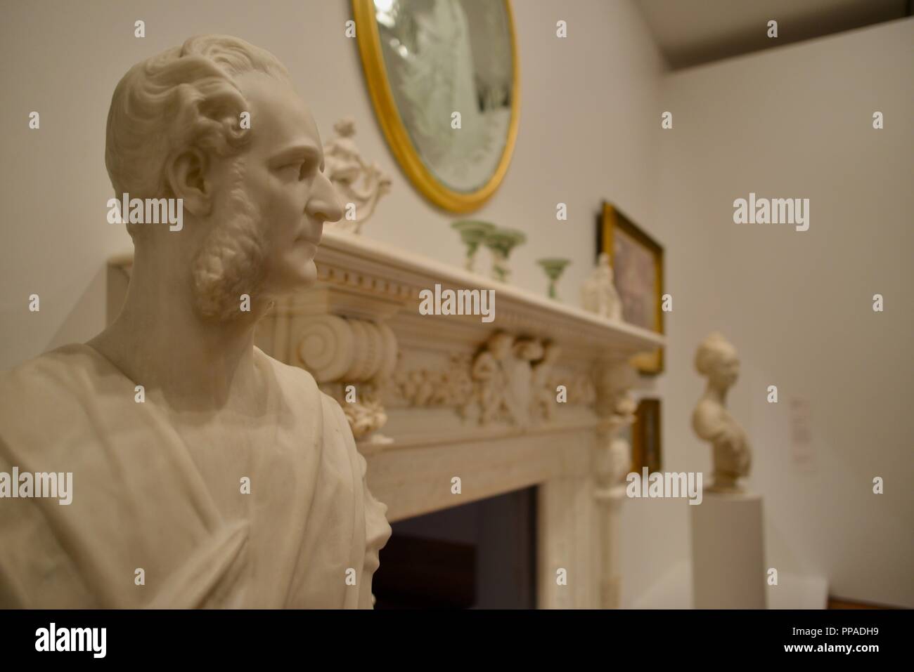 Sculptures at the Australian centre for the moving image, museum, Melbourne VIC, Australia Stock Photo