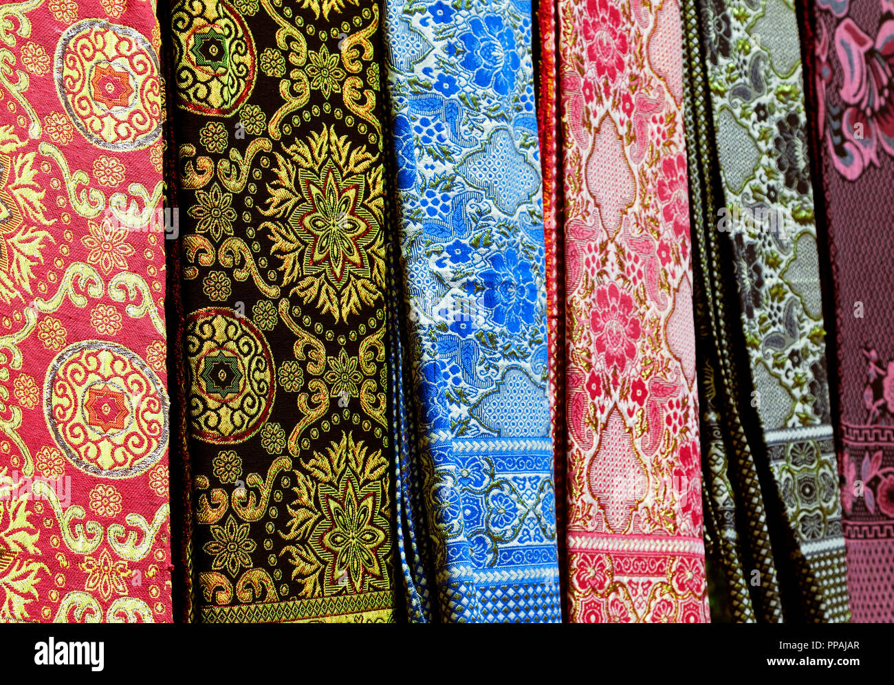 Traditional vietnamese textile Stock Photo Alamy