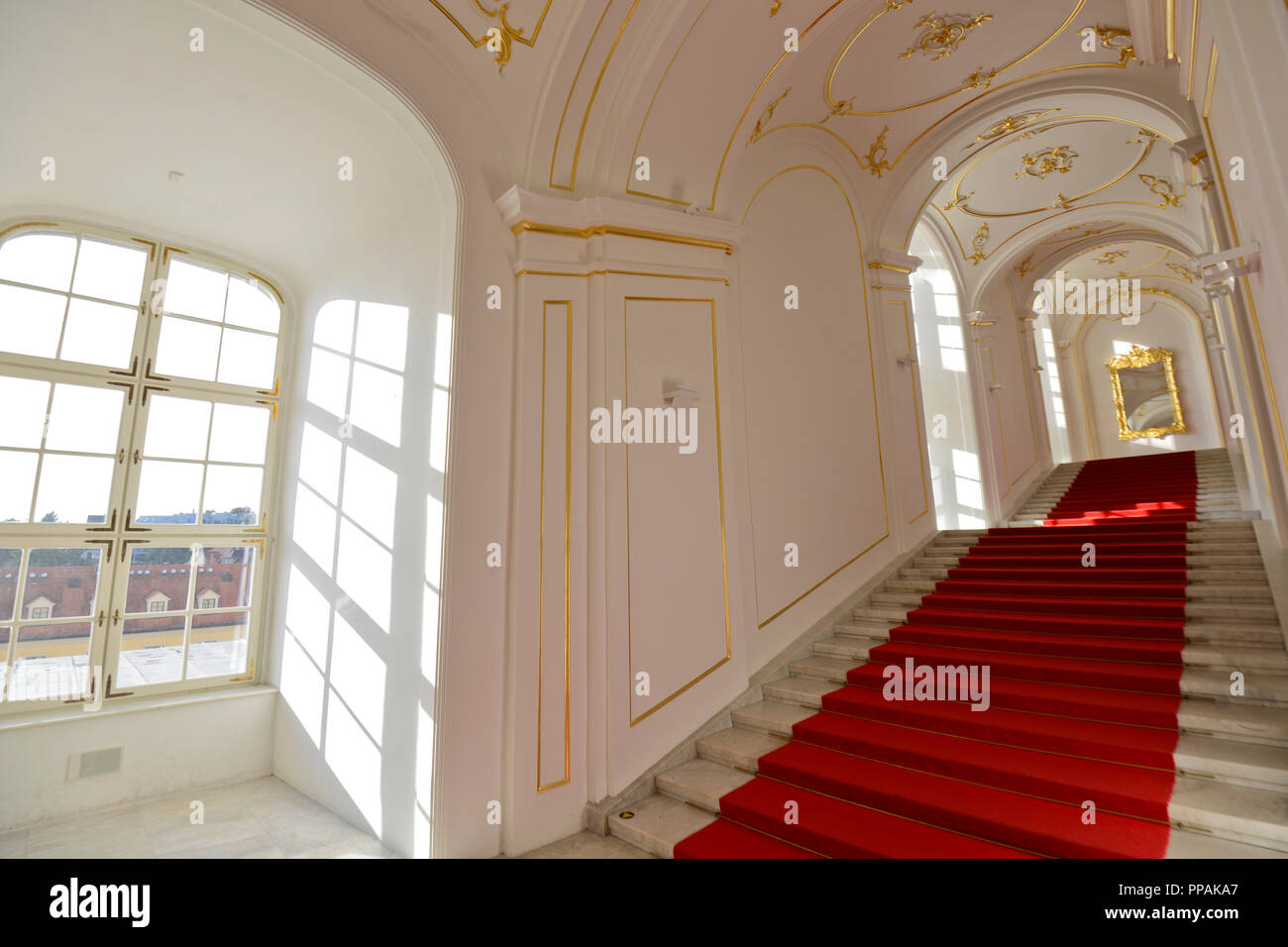 Bratislava Castle Interior Slovakia Stock Photo Alamy