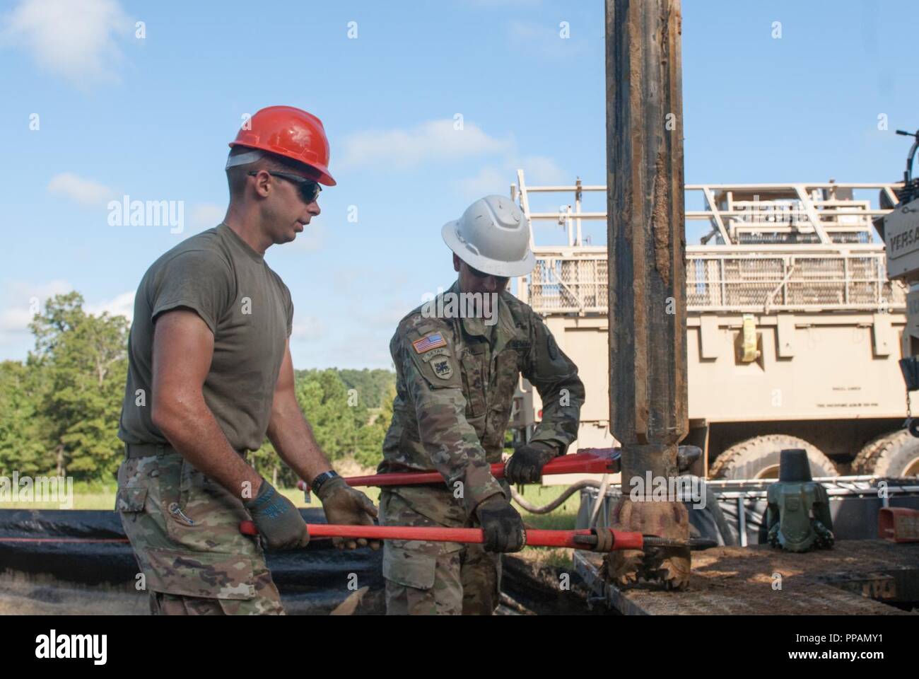 Military well drillers hires stock photography and images Alamy
