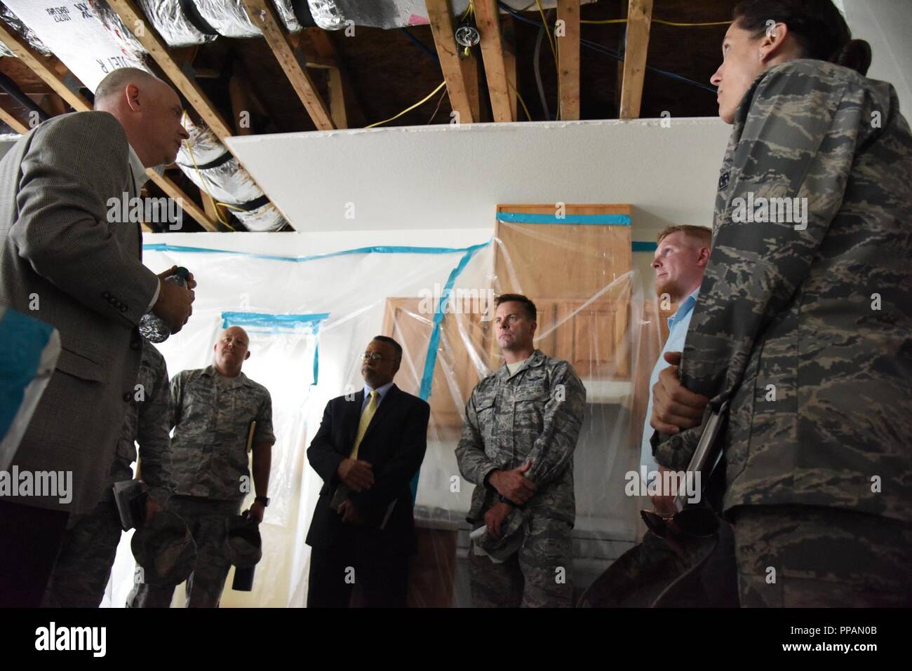 John Hoyt, Hunt military communities vice president, explains the