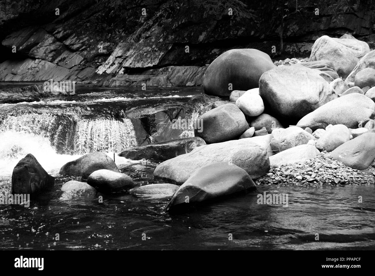 River in Vermont Stock Photo