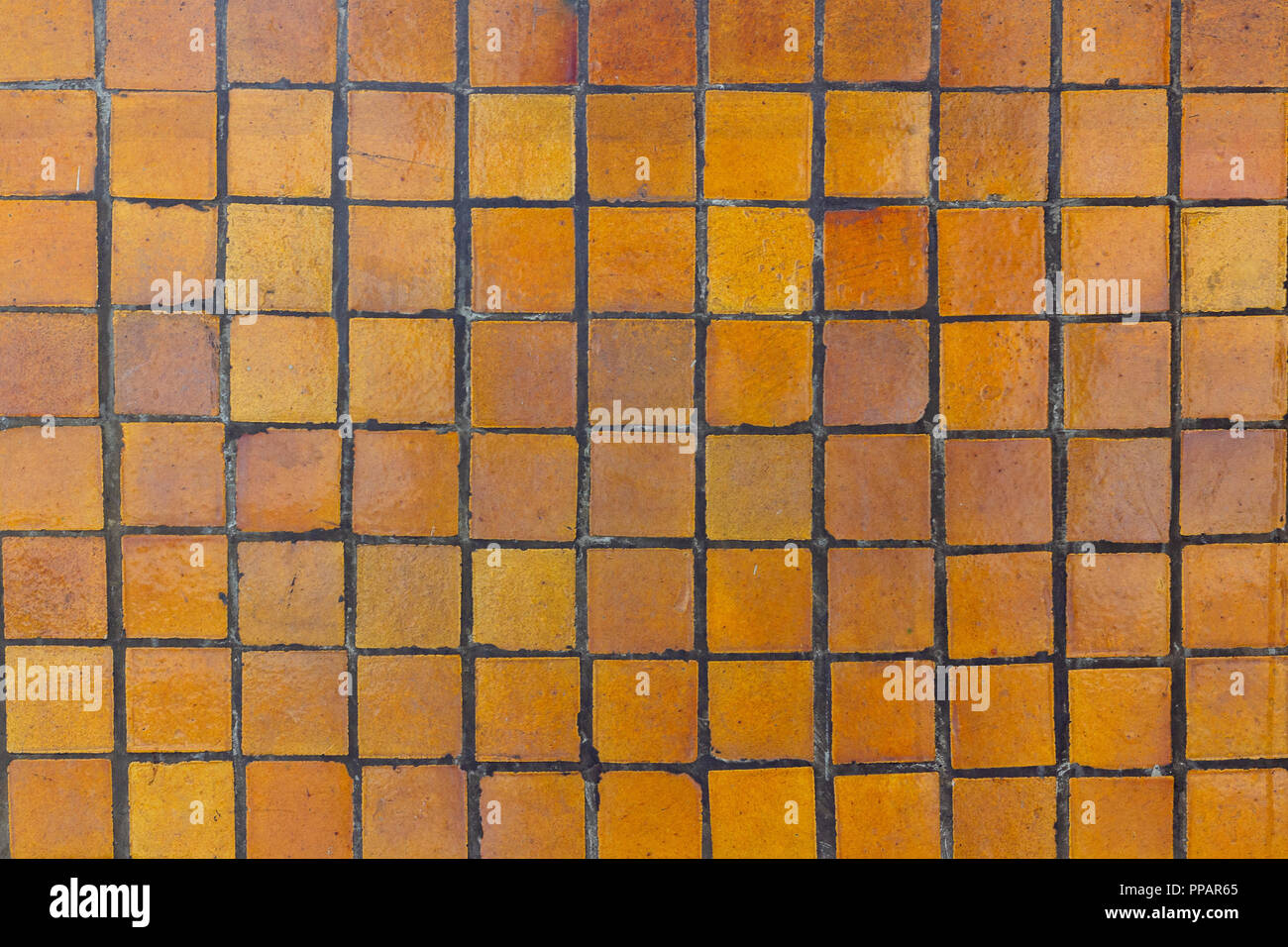 Old Ceramic tiles seamless.Old mosaic ceramic tiles background Stock
