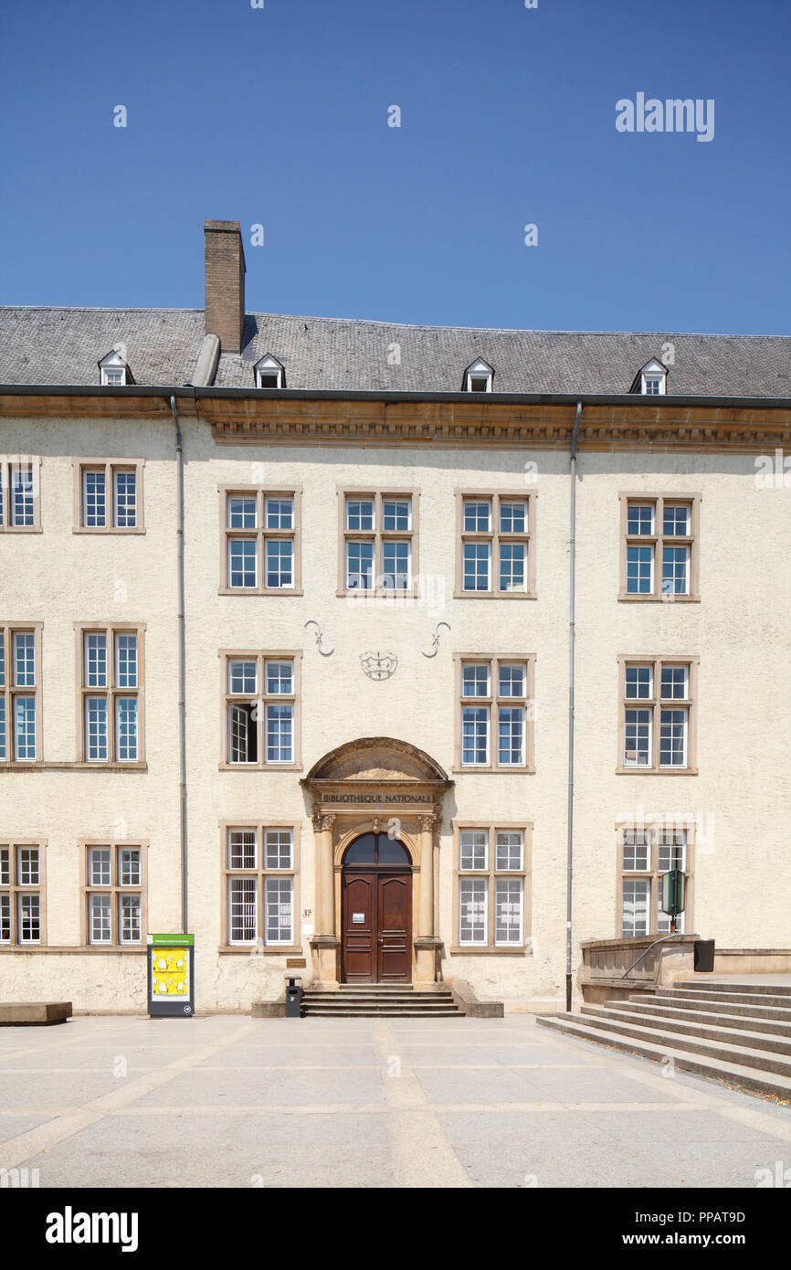 National Library in the building complex of the old Jesuit college