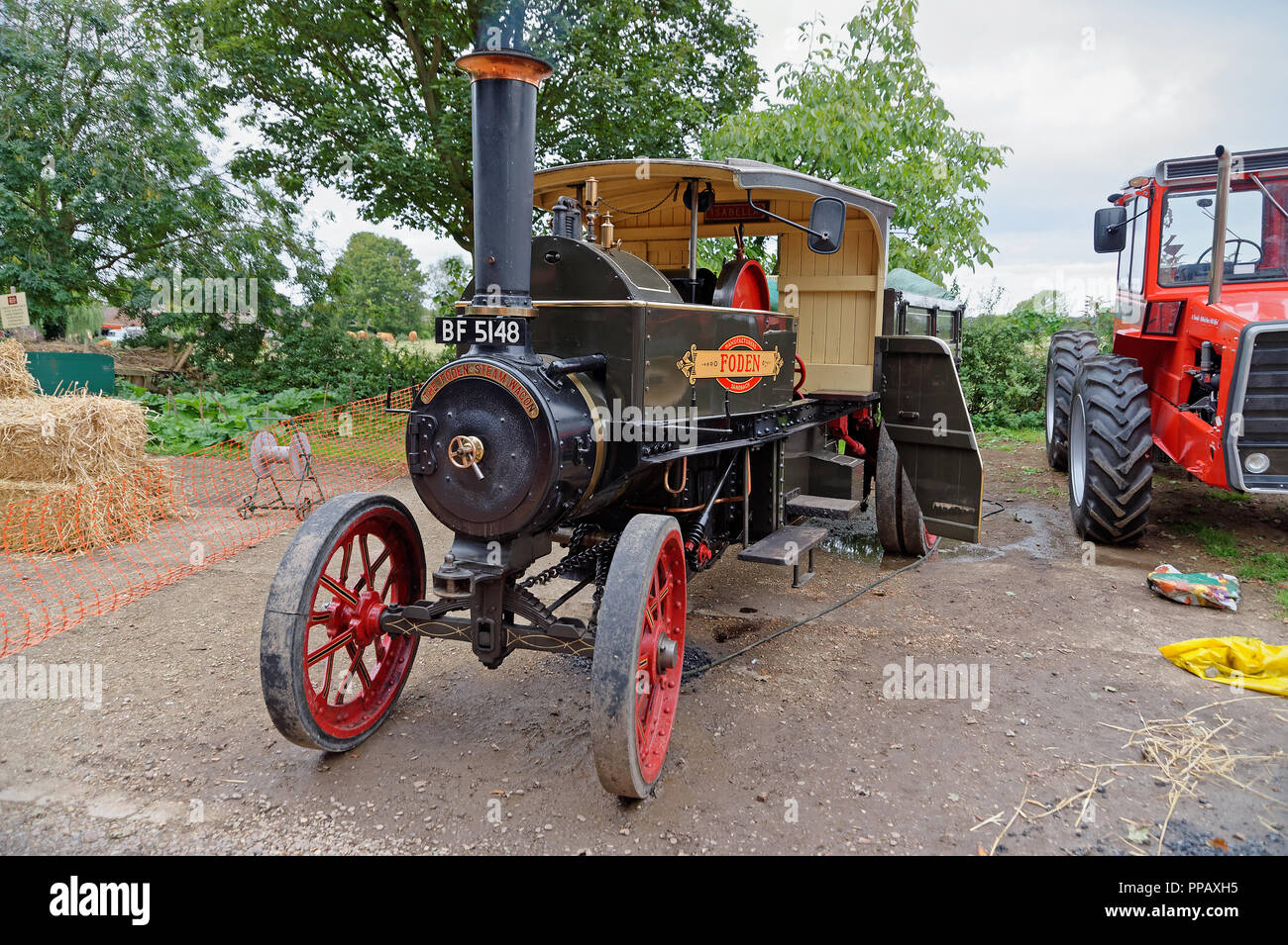 1907 Foden Steam Wagon named Isabella Stock Photo