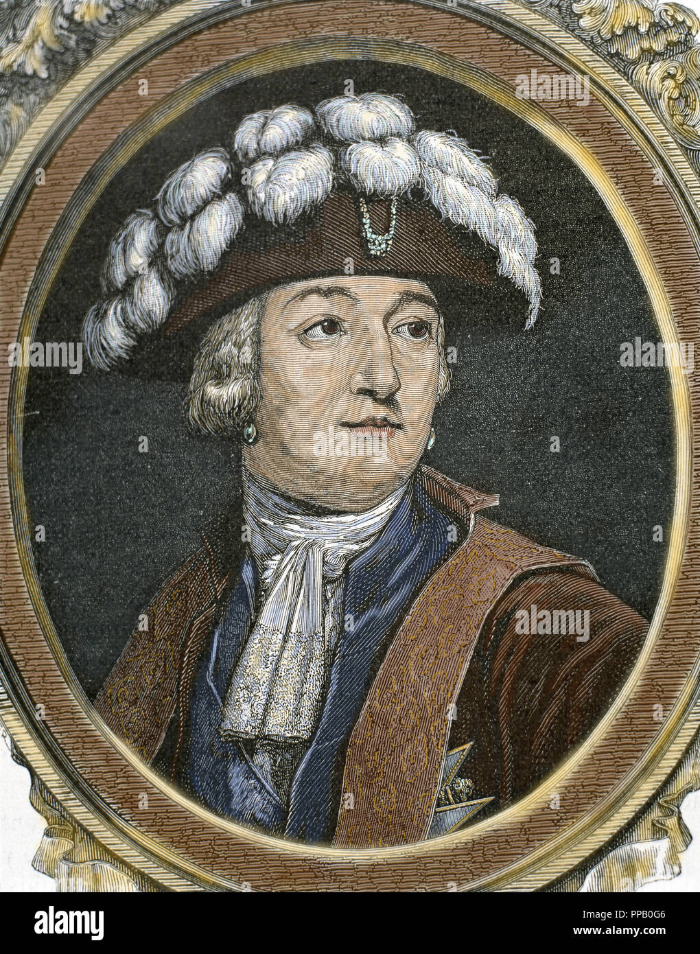 ORLEANS, Louis Philippe Joseph, Duke of Montpensier and Orleans (1747-1793), called Philippe Egalite since 1792. French Prince, grandson of the Regent Philippe d'Orleans. Nineteenth-century engraving. Stock Photo