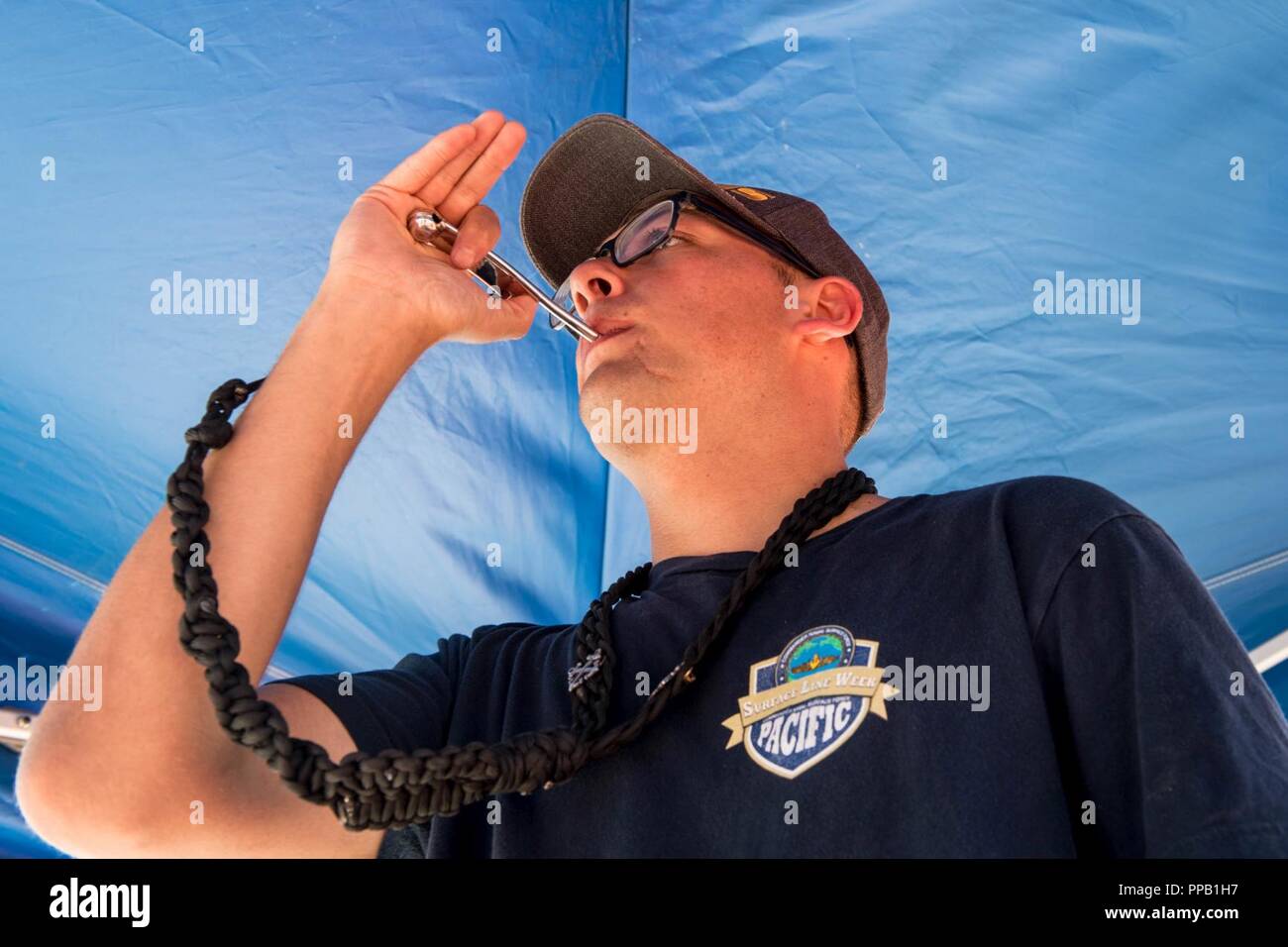 Petty officer 2nd Class Boatswain's Mate John McGrody, assigned to USS ...