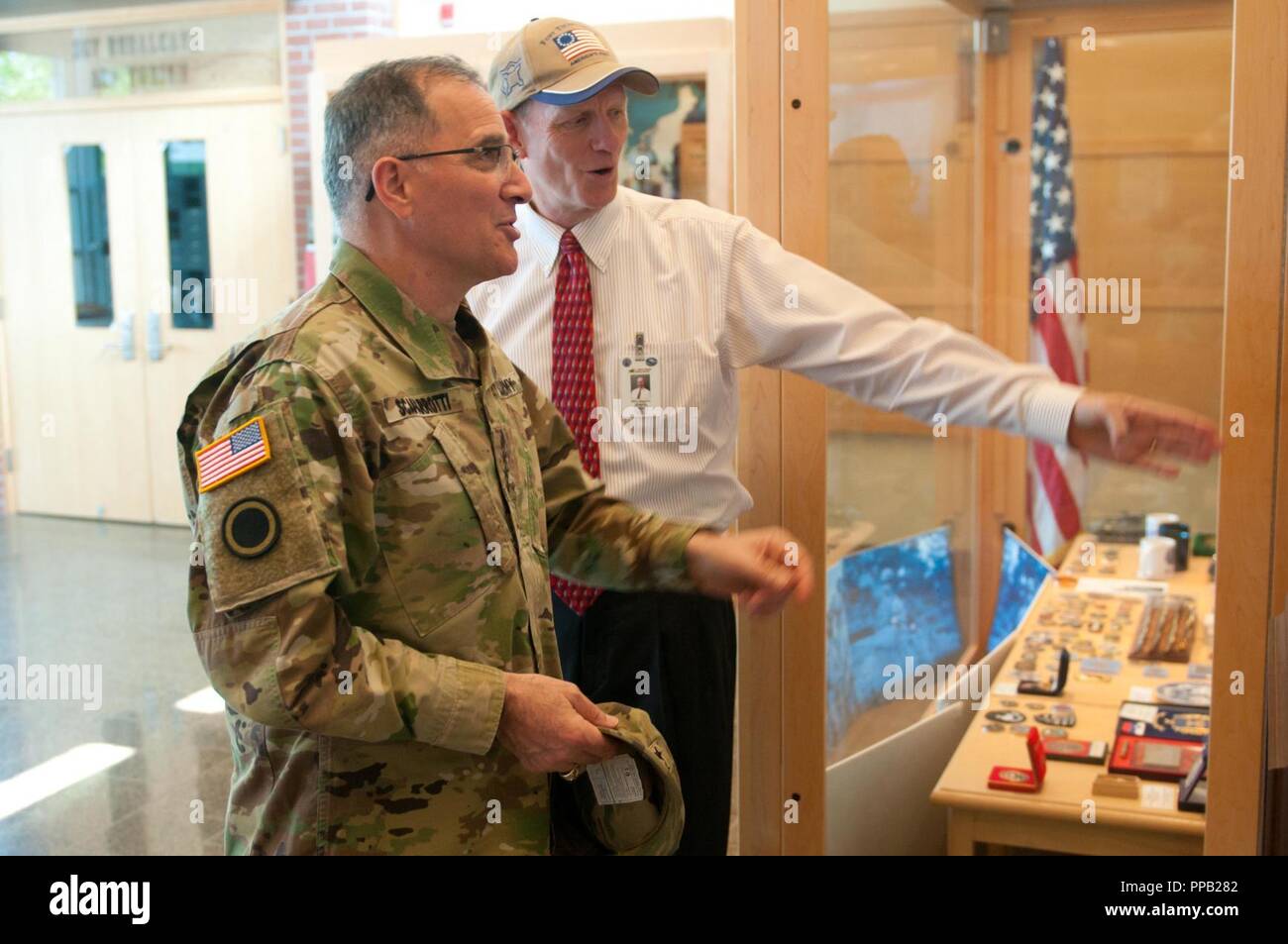 Mike Peppers (rear) the director at the Module Simulation Center on ...