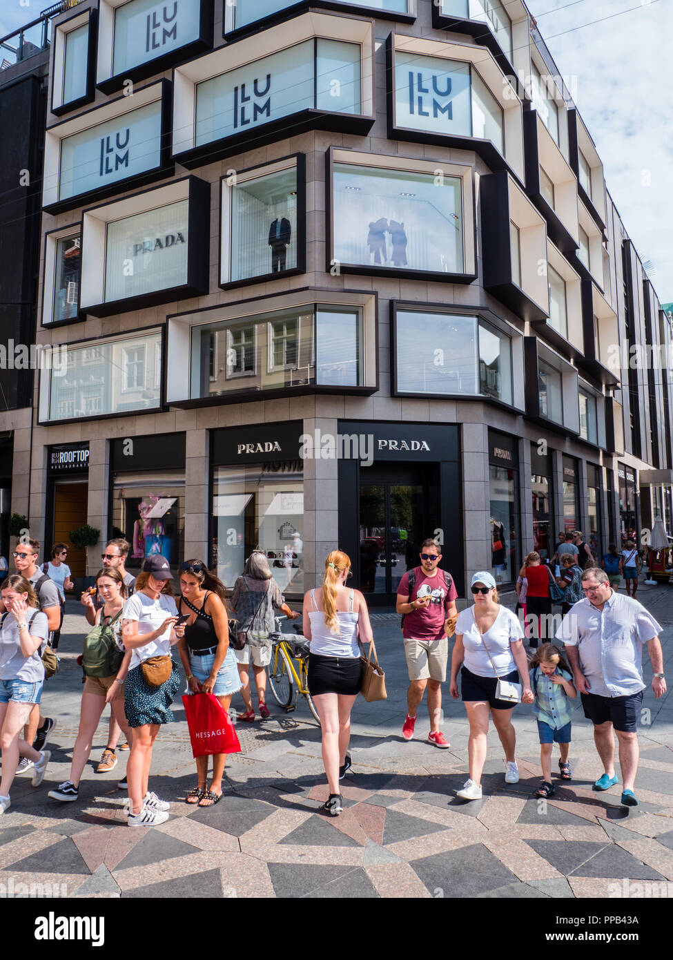 People Outside, Illum Department Store, Copenhagen, Zealand, Denmark