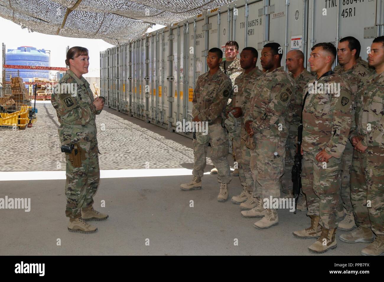 U.S. Army Brig. Gen. Nikki Griffin Olive, Commanding General Of 335th ...