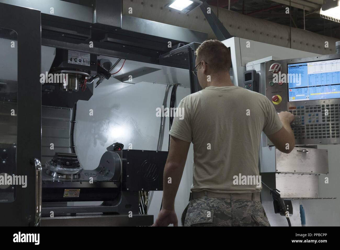 U.S. Air Force Senior Airman Tyler Miller, 18th Equipment Maintenance ...