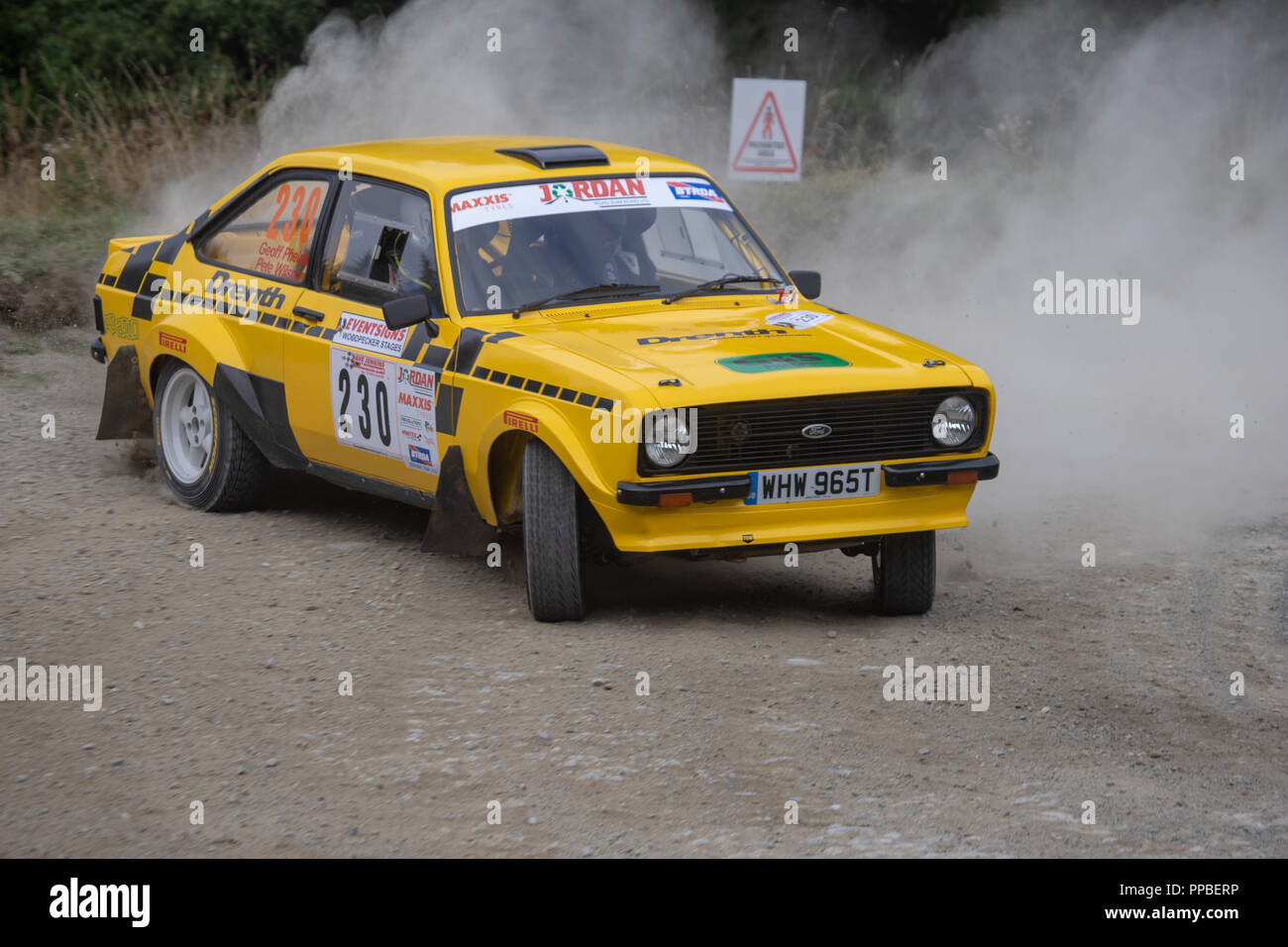 Ford Escort Rally Stock Photo - Alamy