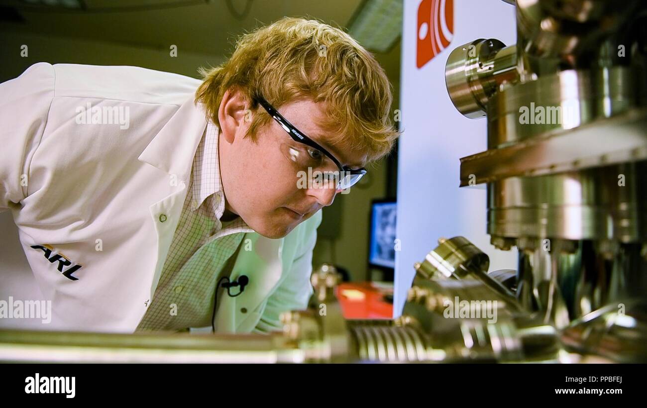 Dr. Chad Hornbuckle, a materials scientist with the U.S. Army Research