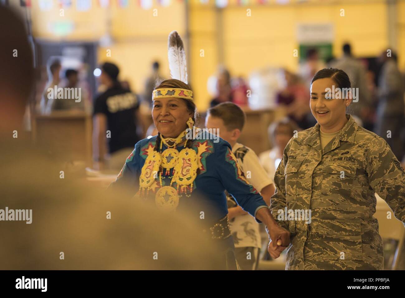 Performers demonstrate their cultural diversity during Diversity Day at Schriever Air Force Base