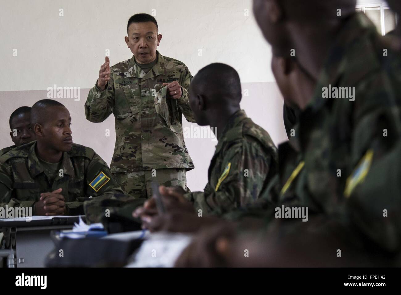 U.S. Army Brig. Gen. Lapthe Flora, deputy commanding general for U.S ...