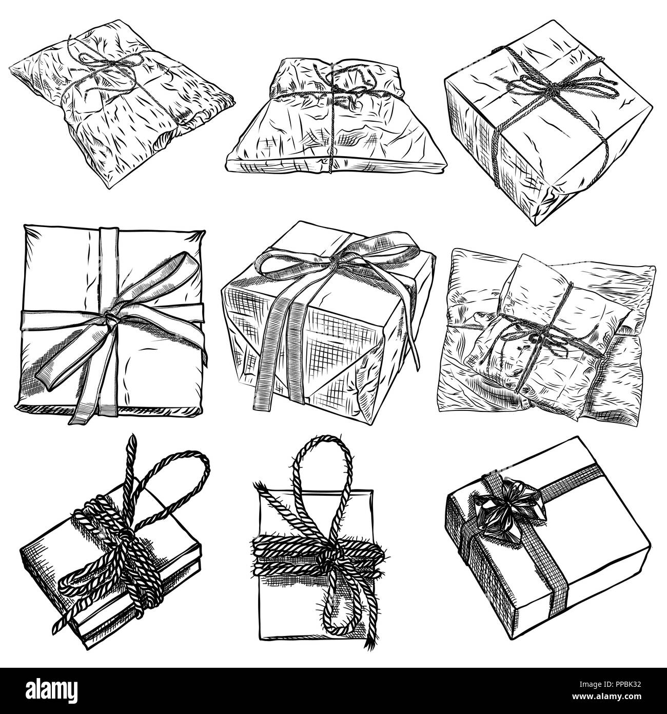 160 Open Gift Box Sketch Stock Photos Pictures  RoyaltyFree Images   iStock