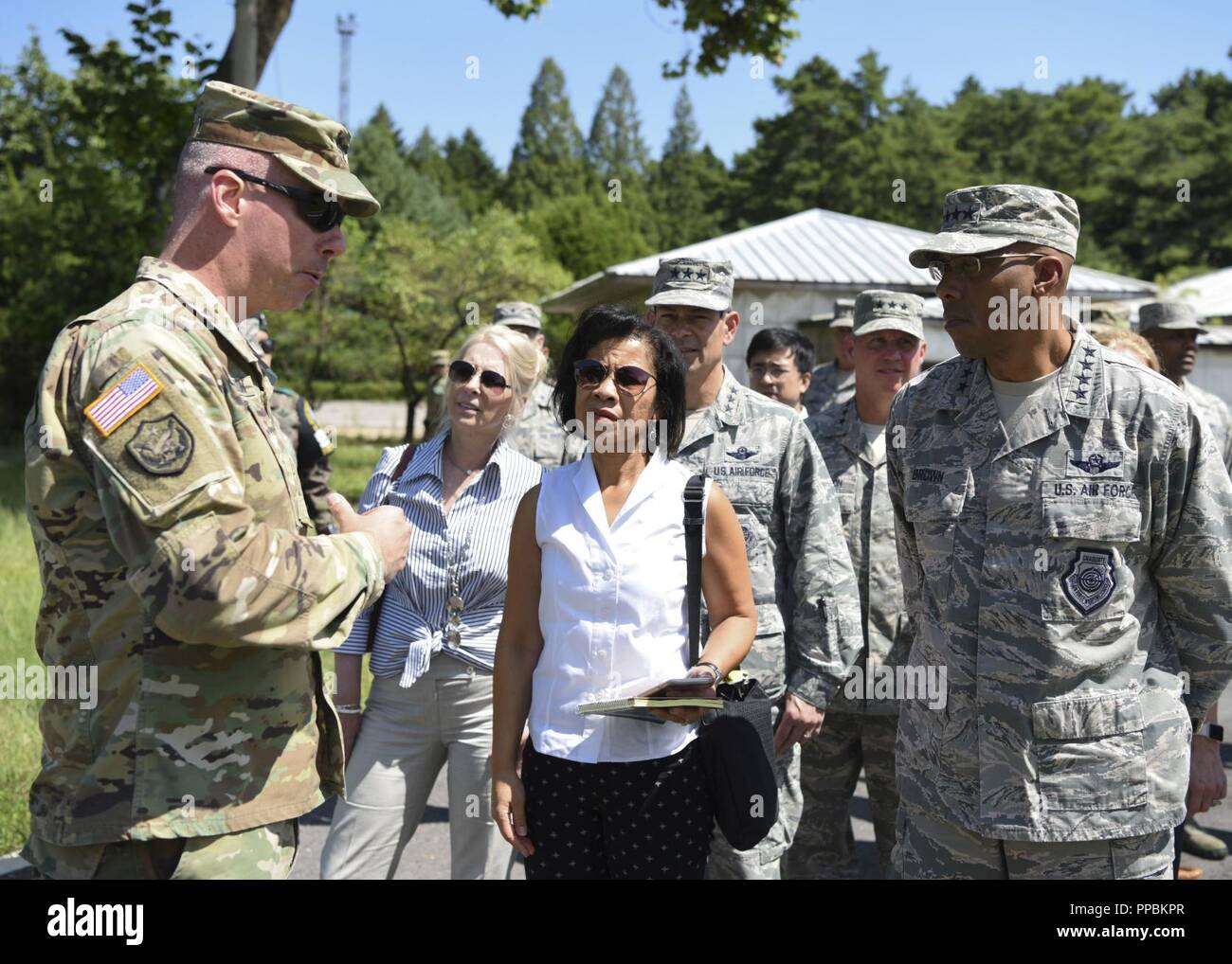 U.S. Army Col. Burke Hamilton, United Nations Command Military Armistice Committee secretary