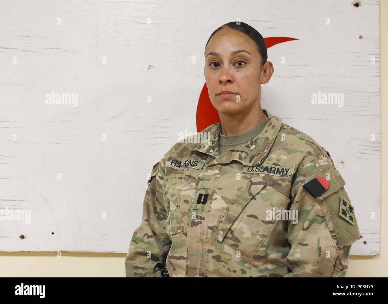 ANDAHAR, Afghanistan — Capt. Jennifer Hawkins, medical provider for 1st Battalion, 12th Infantry Regiment, 2nd Infantry Brigade Combat Team, 4th Infantry Division, served in the NCO corps from the rank of private to sergeant first class before commissioning. ( Stock Photo