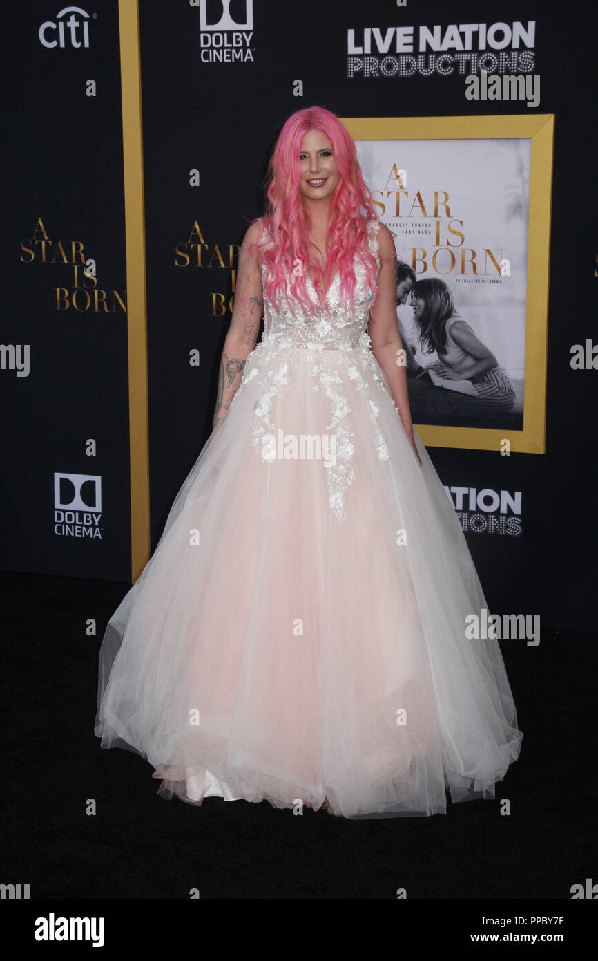 Cleo Rose Elliott  09/24/2018 The Los Angeles Premiere of 'A Star is Born' held at The Shrine Auditorium & Expo Hall in Los Angeles, CA Photo by Izumi Hasegawa / HollywoodNewsWire.co Stock Photo