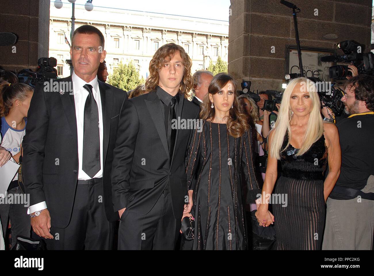 Donatella Versace Son