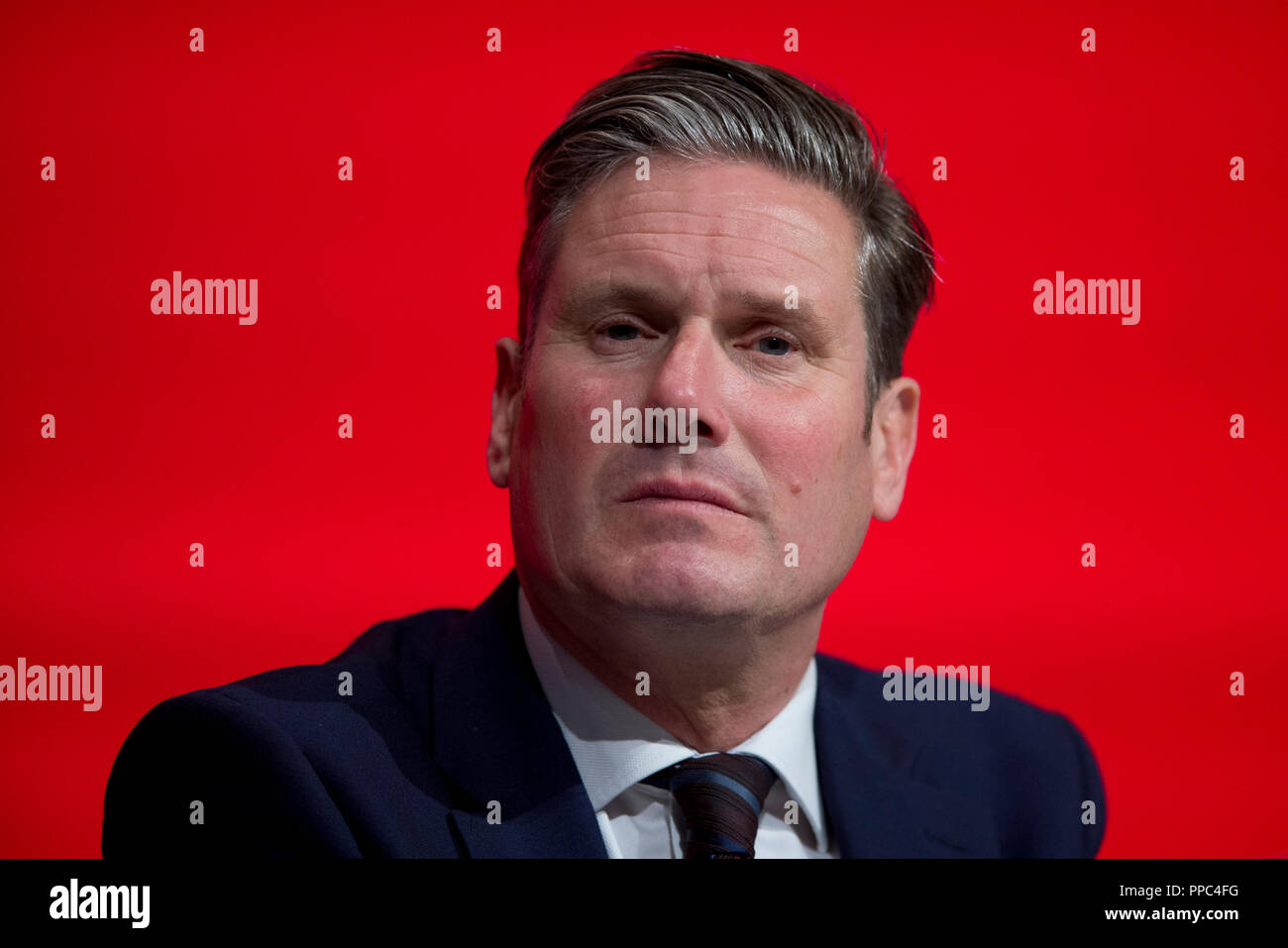 Liverpool, UK. 25th September 2018. Keir Starmer, Shadow Secretary of State for Exiting the European Union and Labour MP for Holborn and St Pancras attends the Labour Party Conference in Liverpool. © Russell Hart/Alamy Live News. Stock Photo
