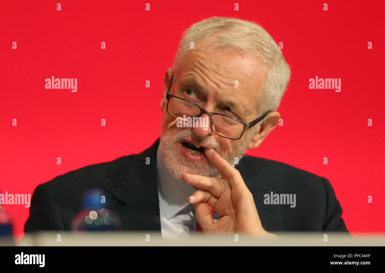 Liverpool, UK. 25th Sep 2018. Rebecca Long Bailey Mp Shadow Secretary Of State For Business Labour Party Conference 2018 The Liverpool Echo Arena, Liverpool, England 25 September 2018 Addresses The Labour Party Conference 2018 At The Liverpool Echo Arena, Liverpool, England Credit: Allstar Picture Library/Alamy Live News Stock Photo