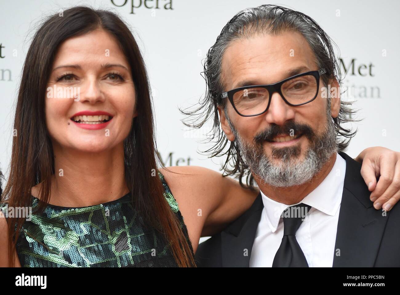 New York, NY, USA. 24th Sep, 2018. Jill Hennessy, Paolo Mastropietro at