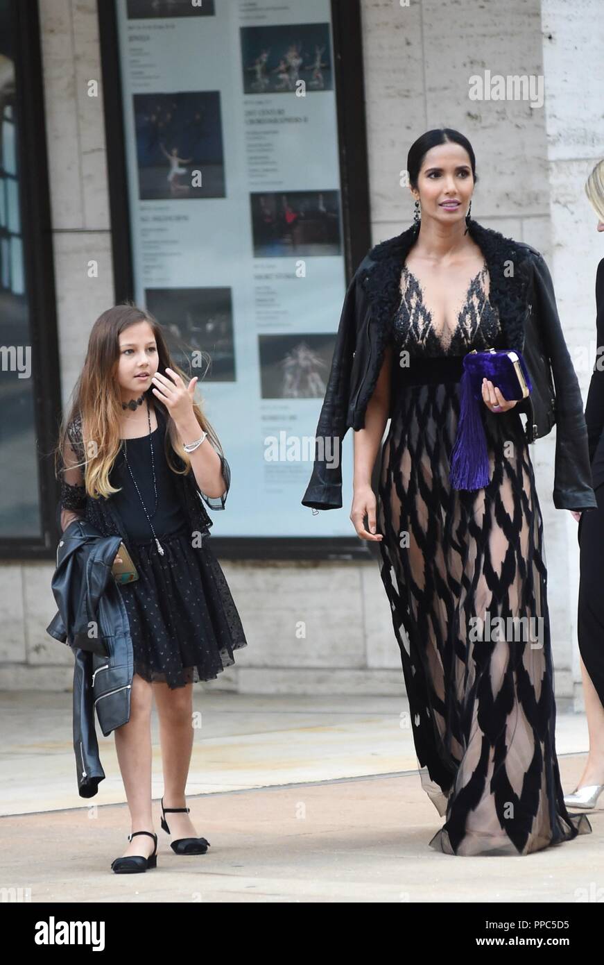 New York Ny Usa 24th Sep 2018 Krishna Thea Lakshmi Dell Padma Lakshmi At Arrivals For The Metropolitan Opera Opening Night Gala Saint Saens Samson Et Dalila Lincoln Center New York Ny September