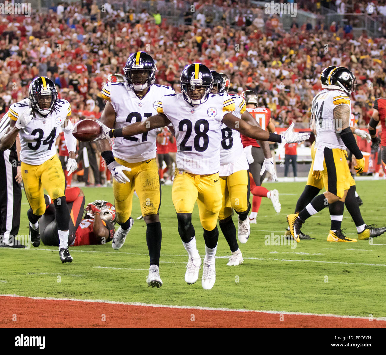 Tampa, Florida, USA. 24th Sep, 2018. Pittsburgh Steelers 