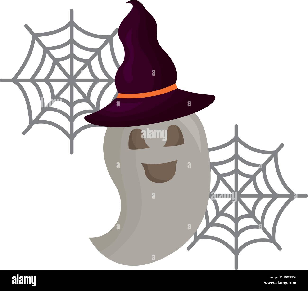 ghost with hat