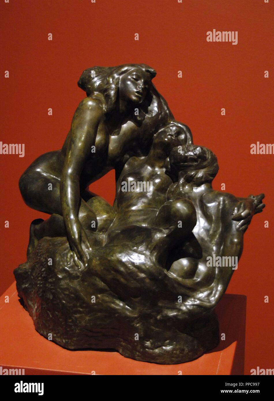 Auguste Rodin (1840-1917). French sculptor. Sirens, (1888). Museum of Fine Arts. Budapest. Hungary. Stock Photo