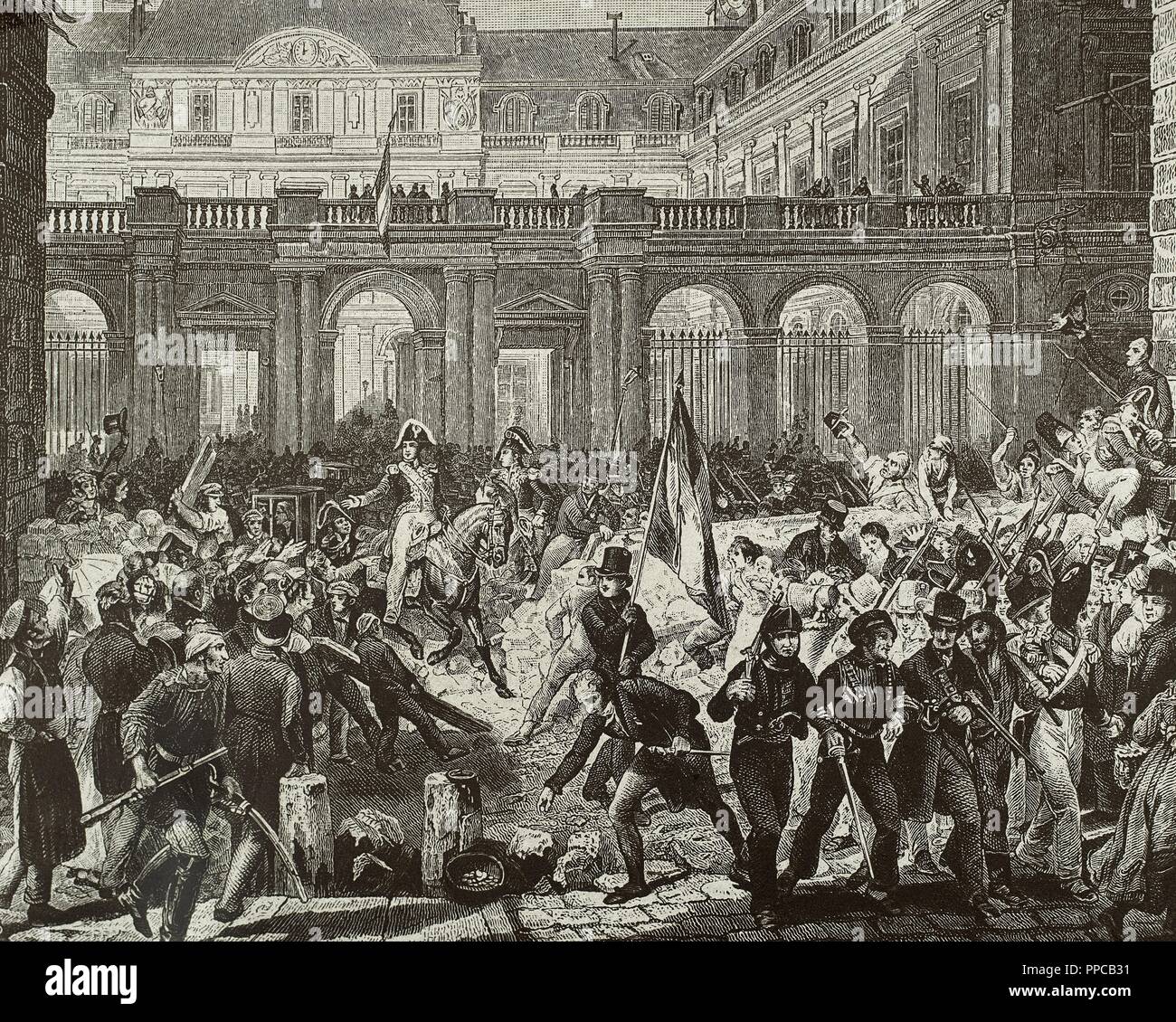 France. Paris. July Revolution.1830. Louis-Philippe, Duke of