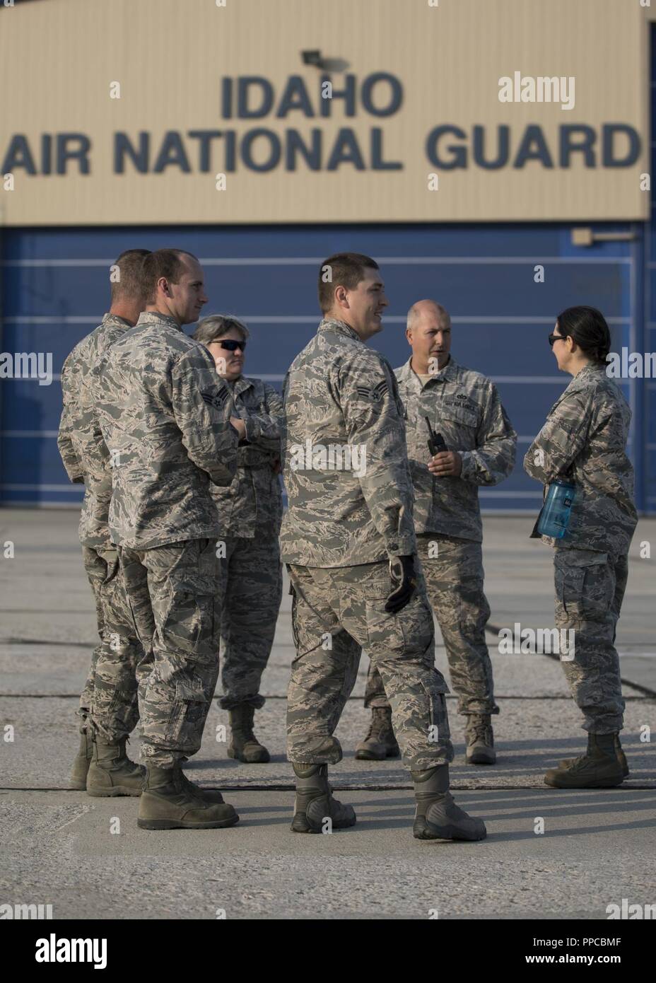 Members of the 124th Civil Engineer Squadron conduct heavy equipment ...