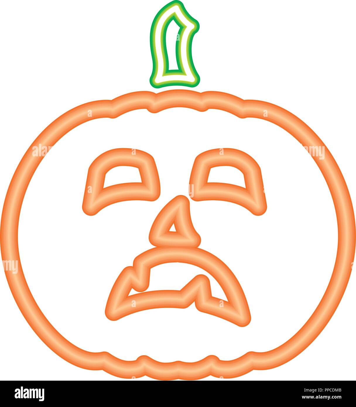 halloween pumpkin isolated icon Stock Vector Image & Art - Alamy