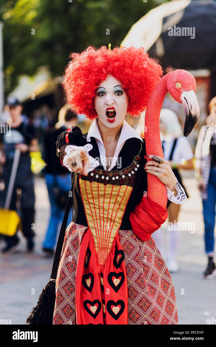 September 22, 2018 Kiev, Ukraine, Art Plant Platform. festival of modern pop culture COMIC CON. Stock Photo