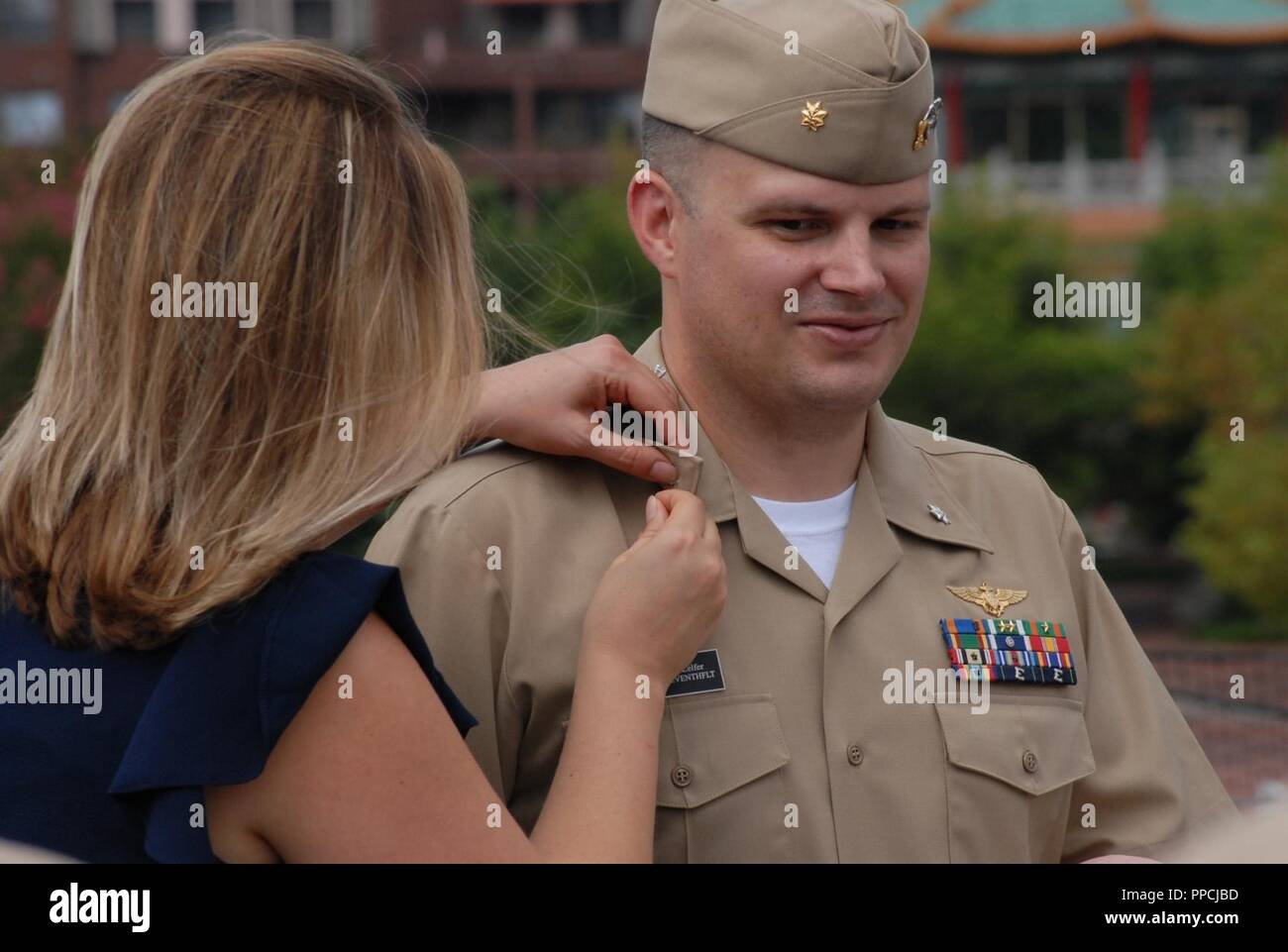 The Hampton Roads Naval Museum hosted a promotion ceremony aboard the