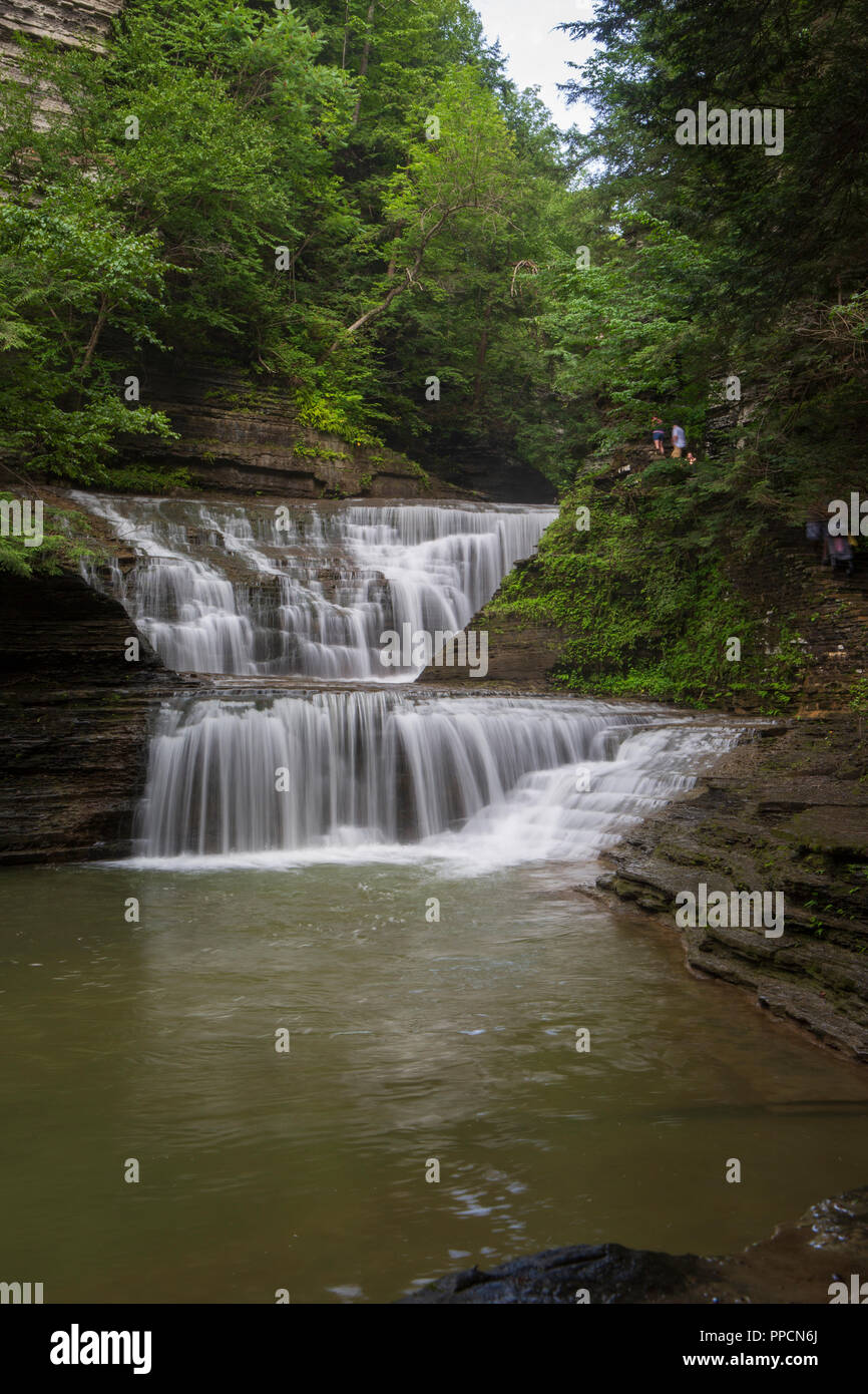 Buttermilk Falls State Park is a 811acre (3.28 km2) state park located