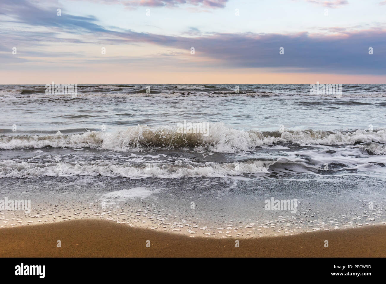 Waves sea foam surf mood hi-res stock photography and images - Alamy