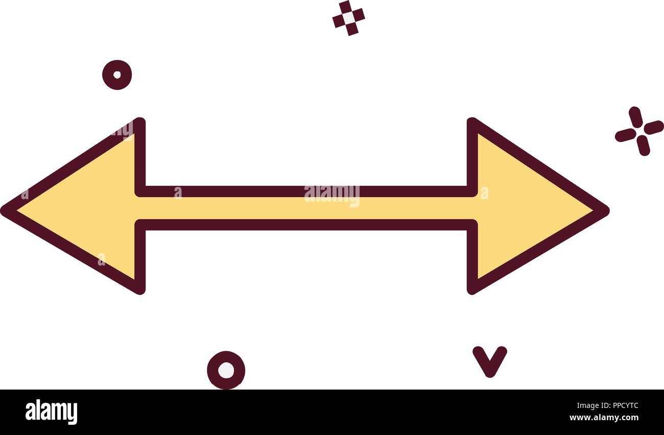 Two way icon design vector Stock Vector Image & Art - Alamy